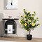 Faux Camellia Flower Tree 38 Inch Decorative Indoor Plant Pot